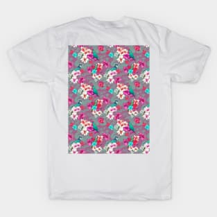 Tropical design gray T-Shirt